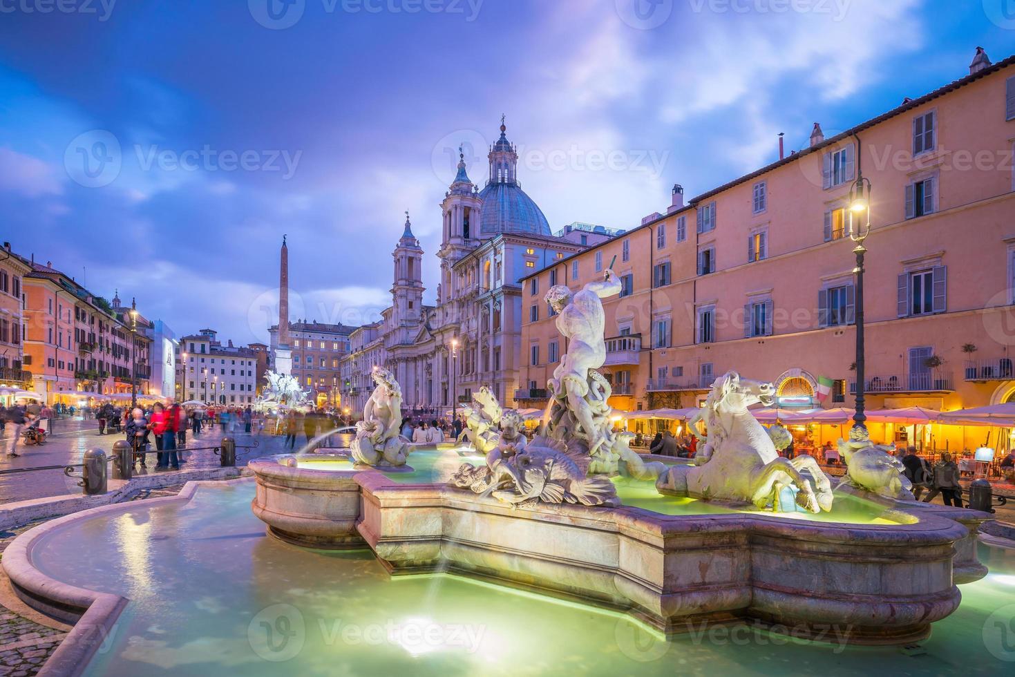 piazza navona i Rom, Italien foto