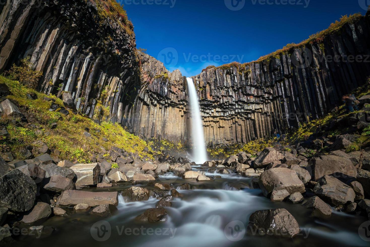 svartifoss på Island foto
