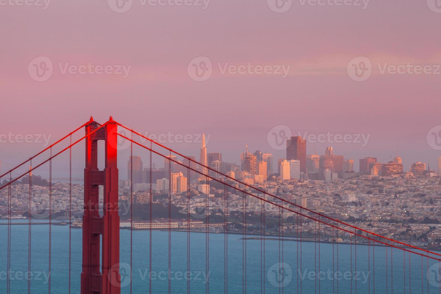 gyllene gate bridge i san francisco foto