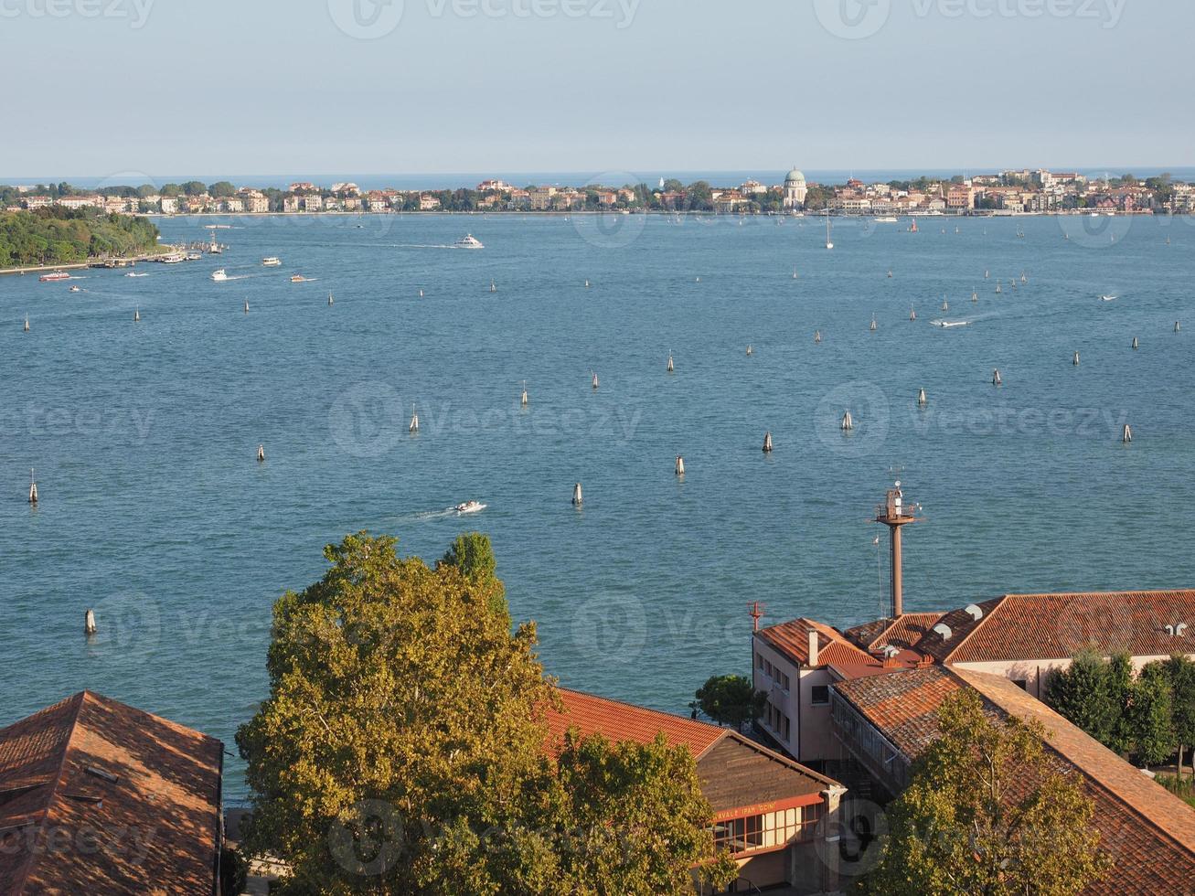 Flygfoto över Venedig foto