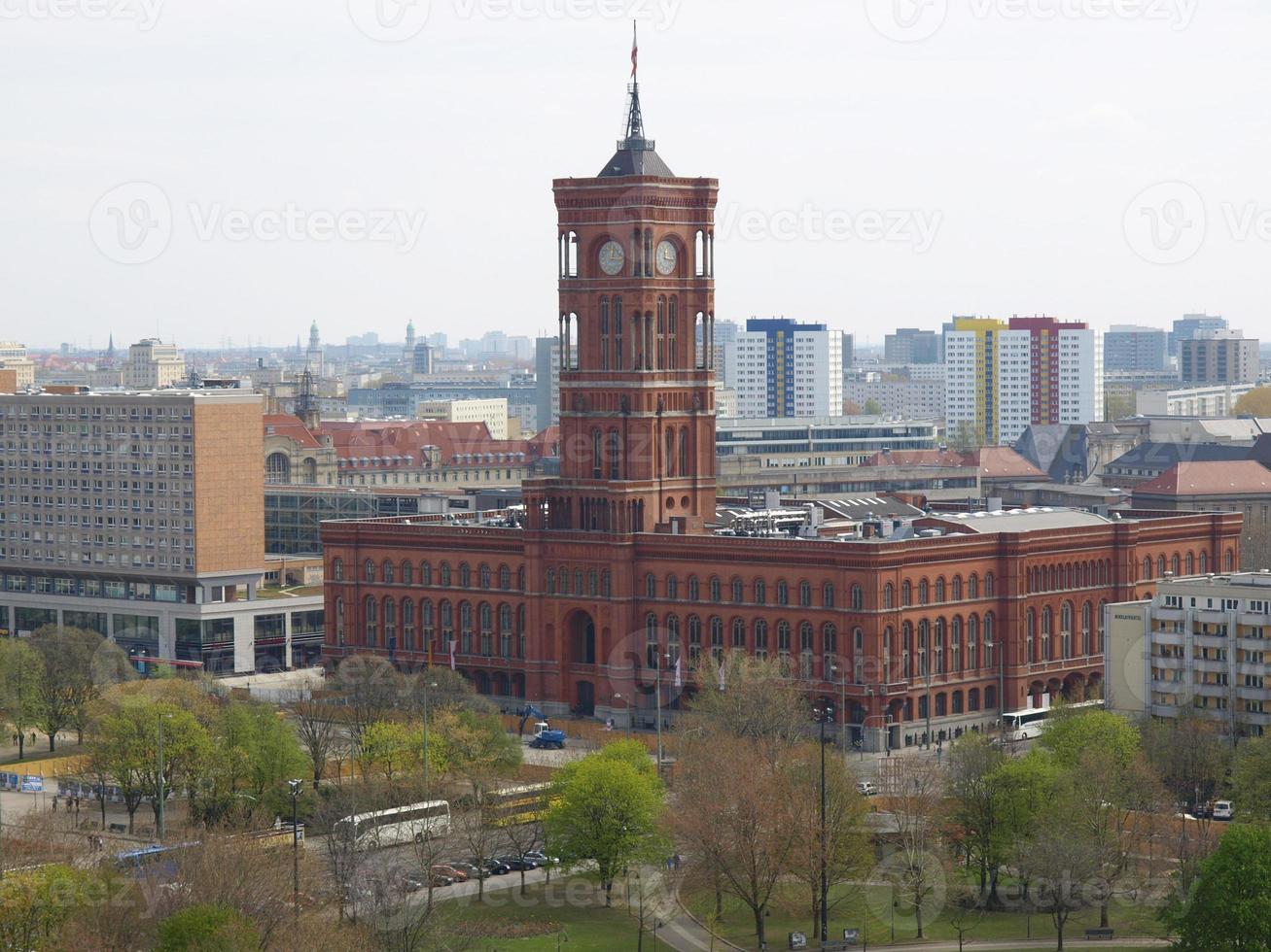 rotes rathaus, berlin foto