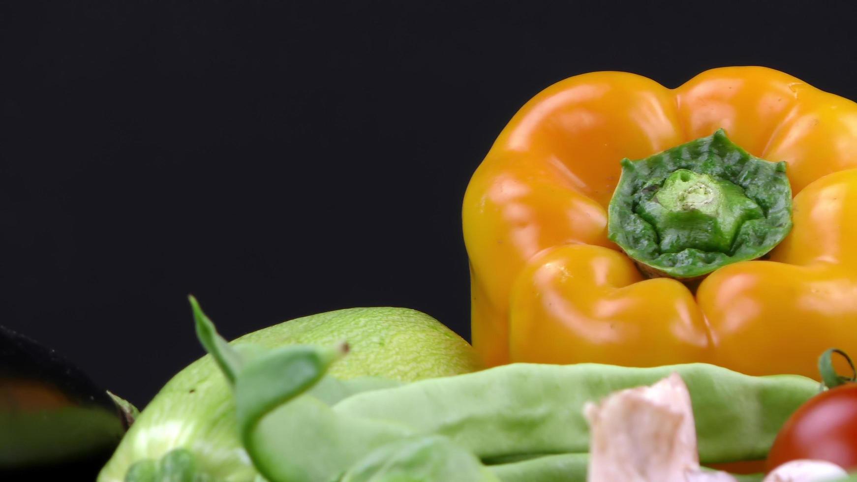 blandning av hälsosam ekologisk grönsak foto