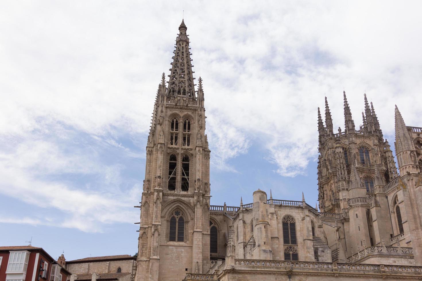 katedralen i santa maria, burgos, castilla, spanien. foto