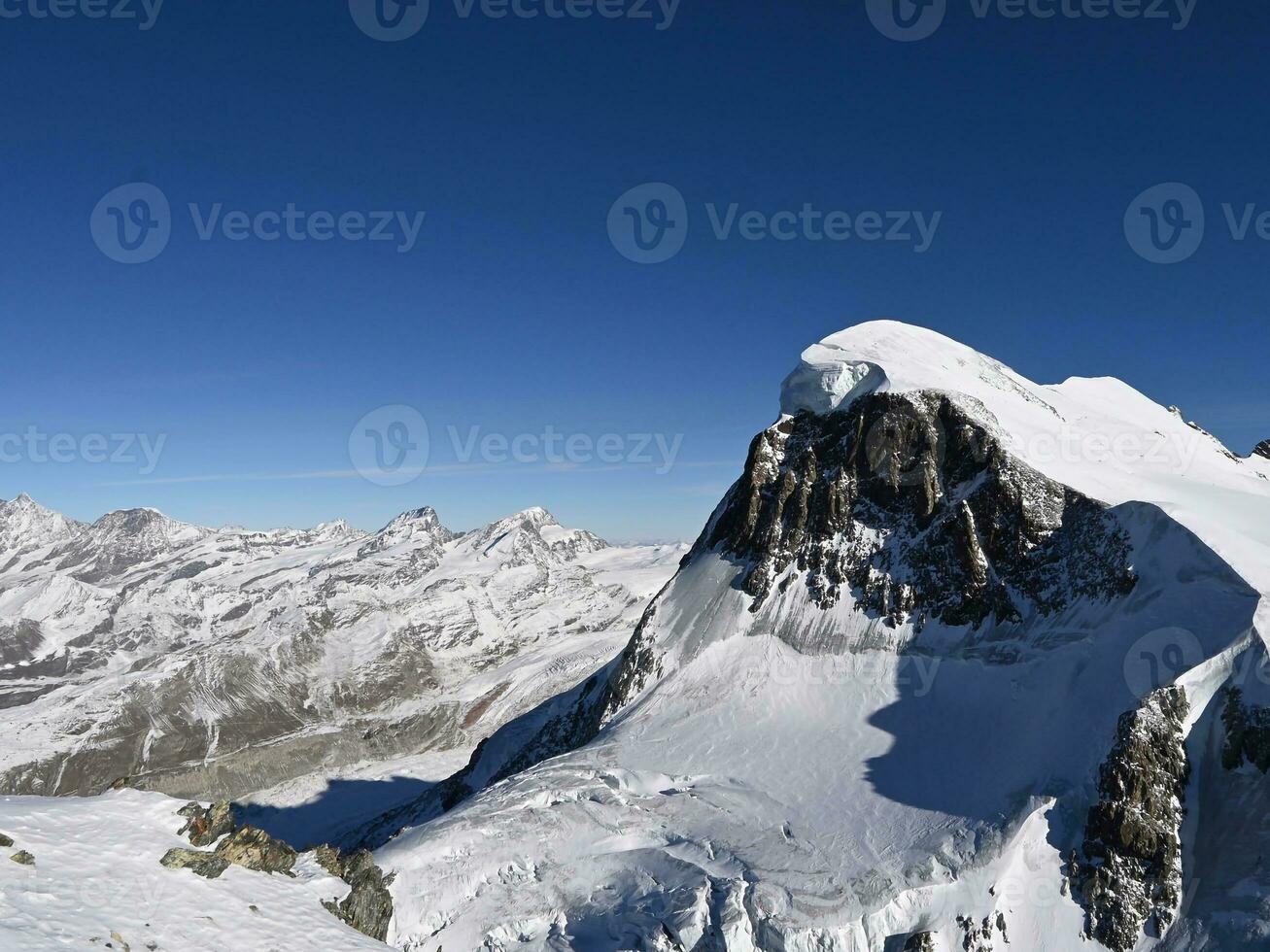 de klein matter är en topp av de pennine alps foto