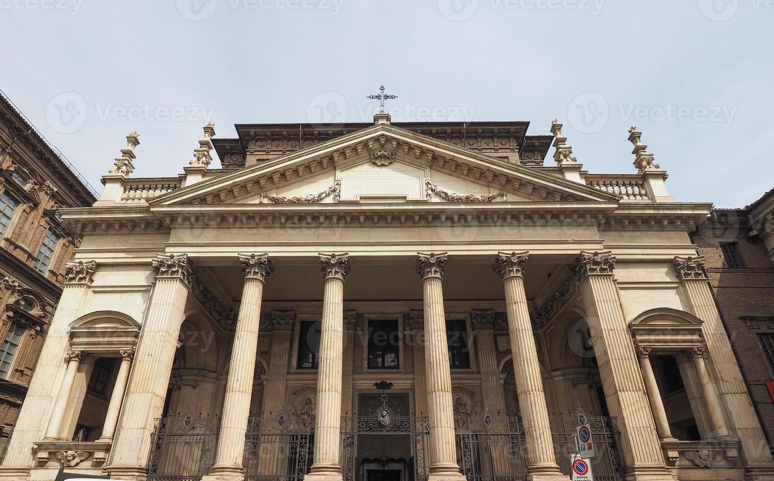San filippo neri kyrka i Turin foto