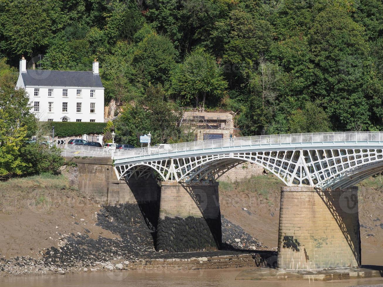 gamla Wye -bron i Chepstow foto