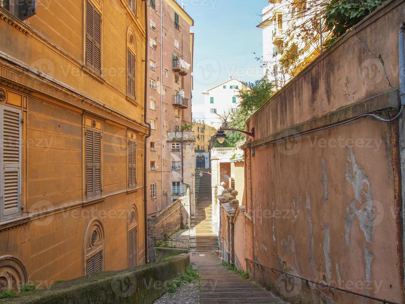 Genua gamla stan foto