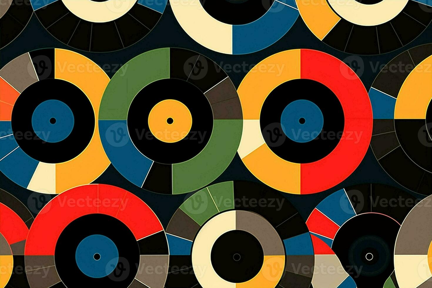 disko vinyl design mönster sömlös retro spela in musikalisk årgång ljud foto