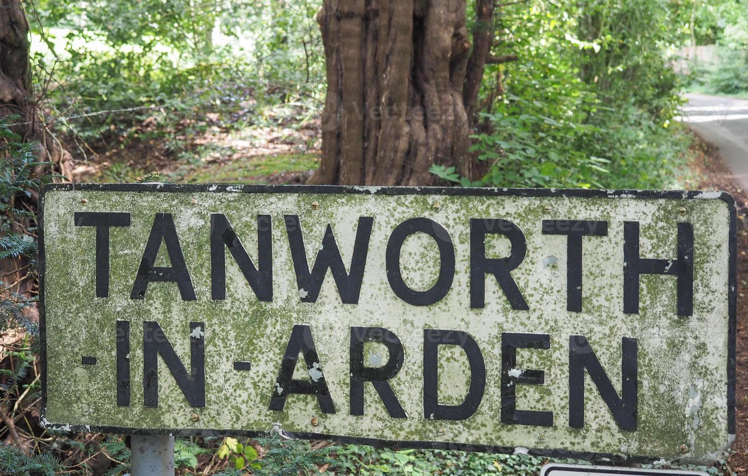 tanworth i arden sign foto