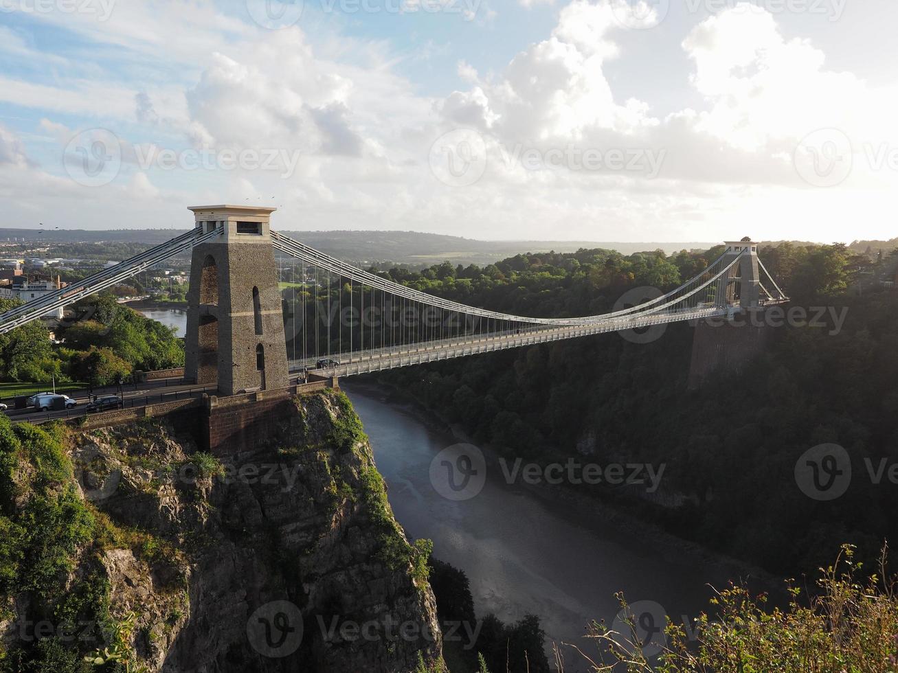 clifton hängbro i bristol foto