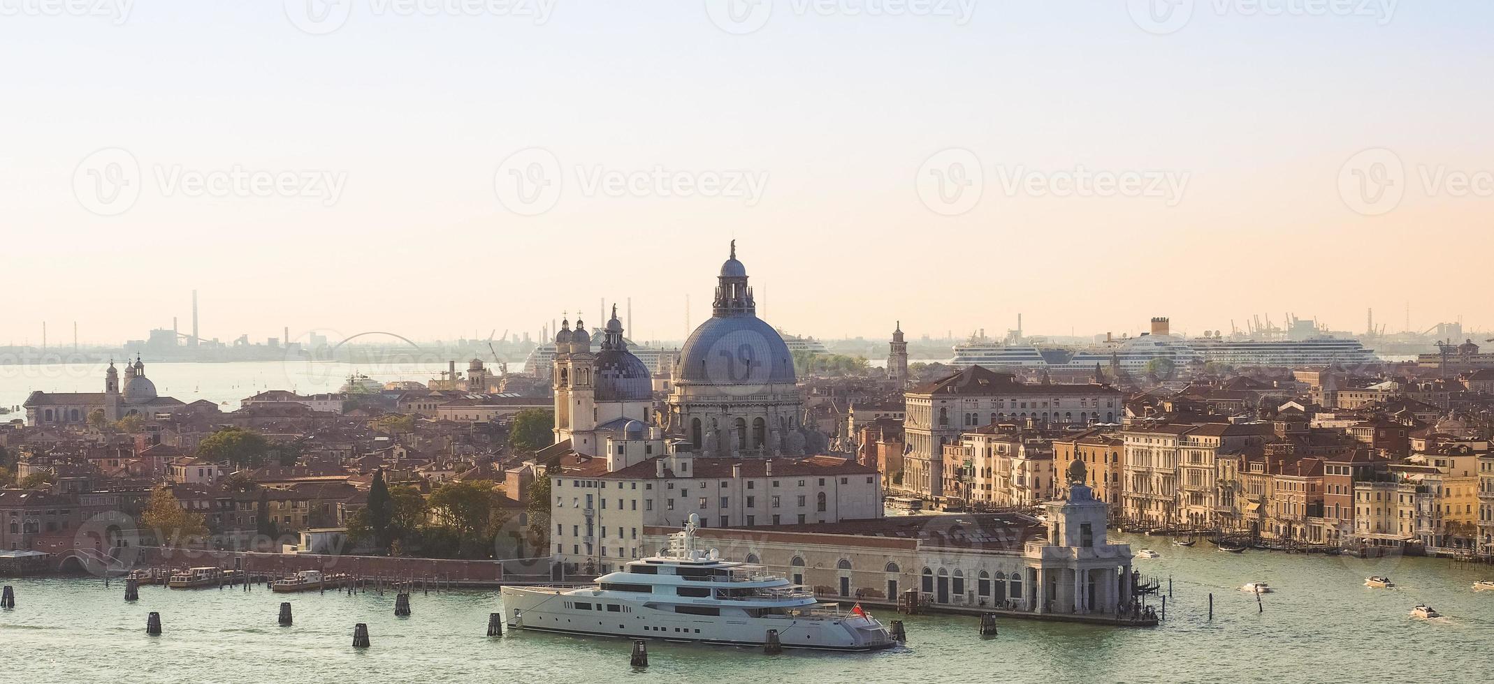 Flygfoto över Venedig foto