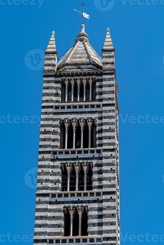 detalj av katedralen i siena foto