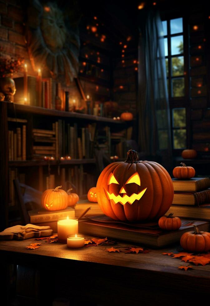halloween tema bakgrund foto