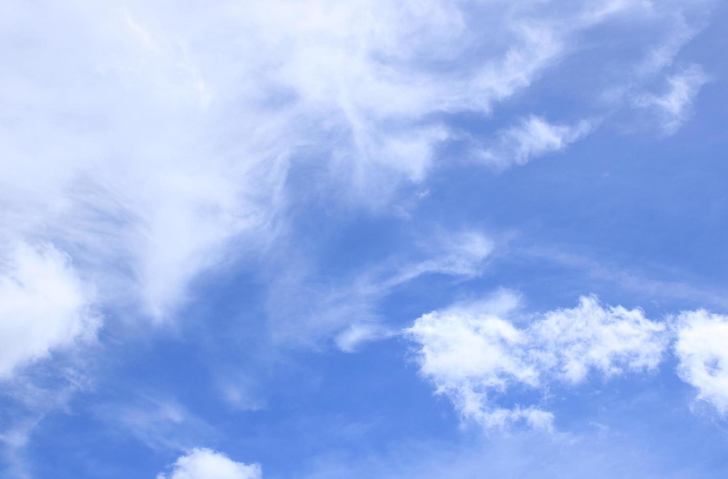 blå himmel bakgrundsfoto foto