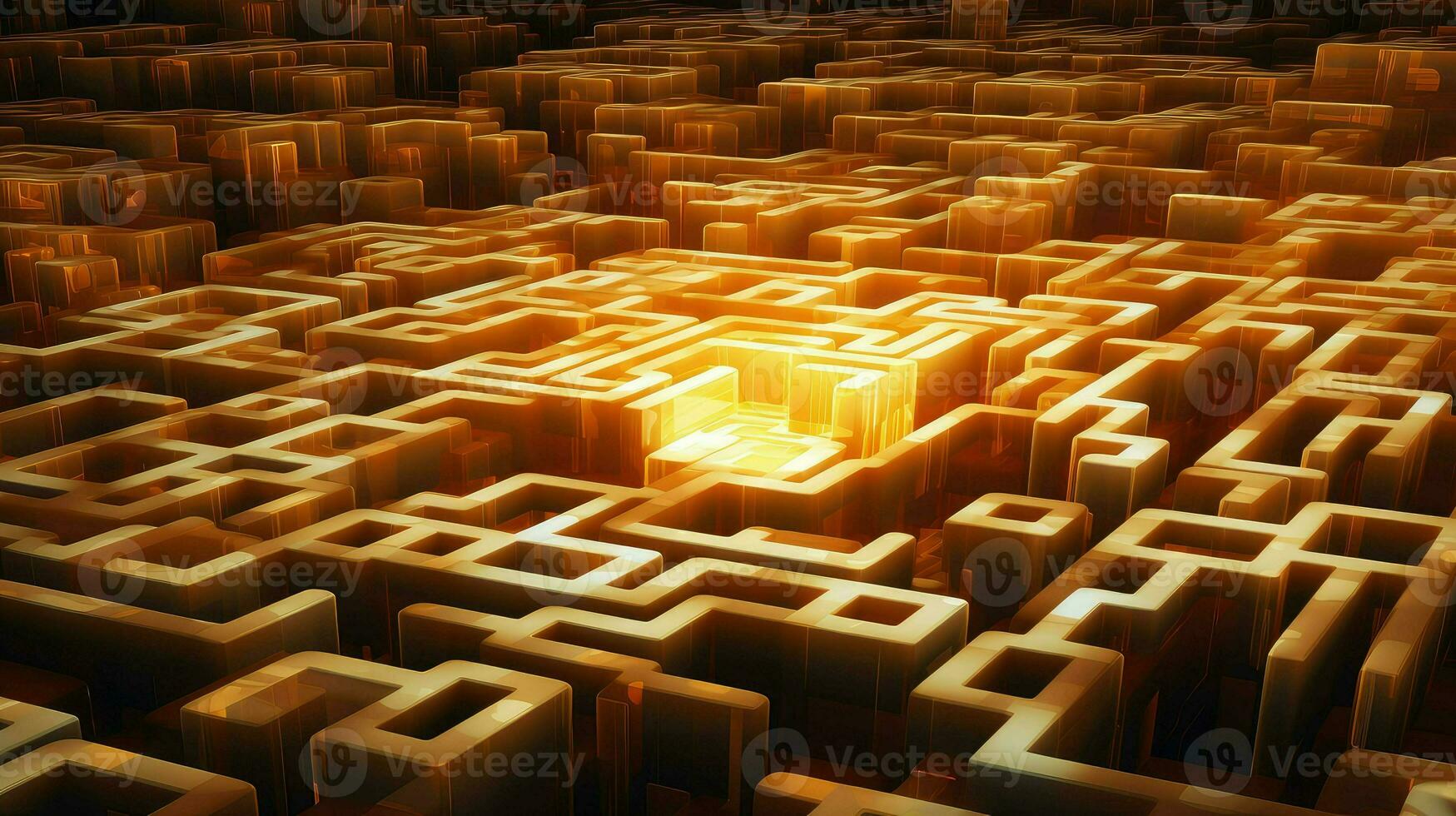 bakgrund rutnät mosaik- labyrint ai genererad foto