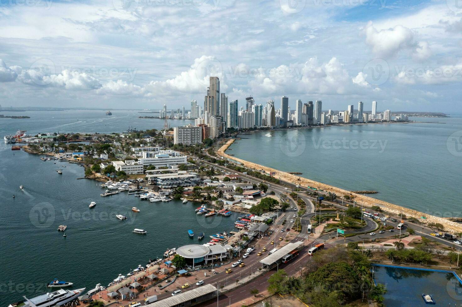 skyskrapor - cartagena, colombia foto