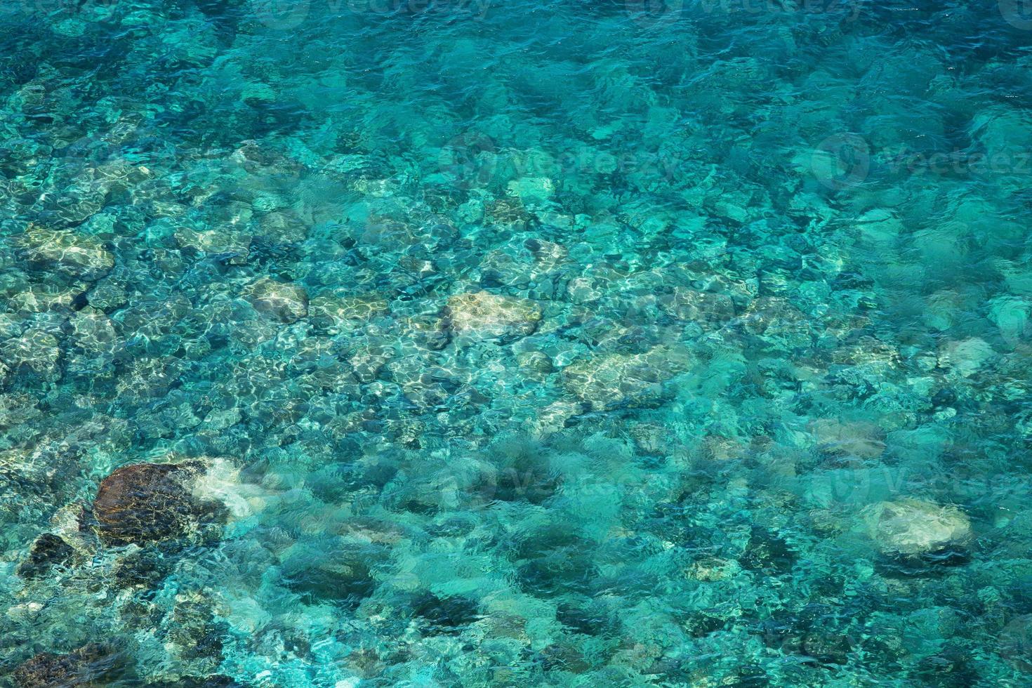 bakgrund av transparent vatten foto