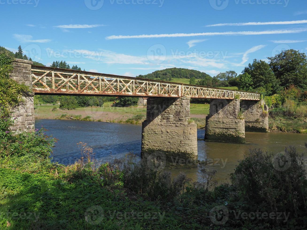 river wye i tintern foto