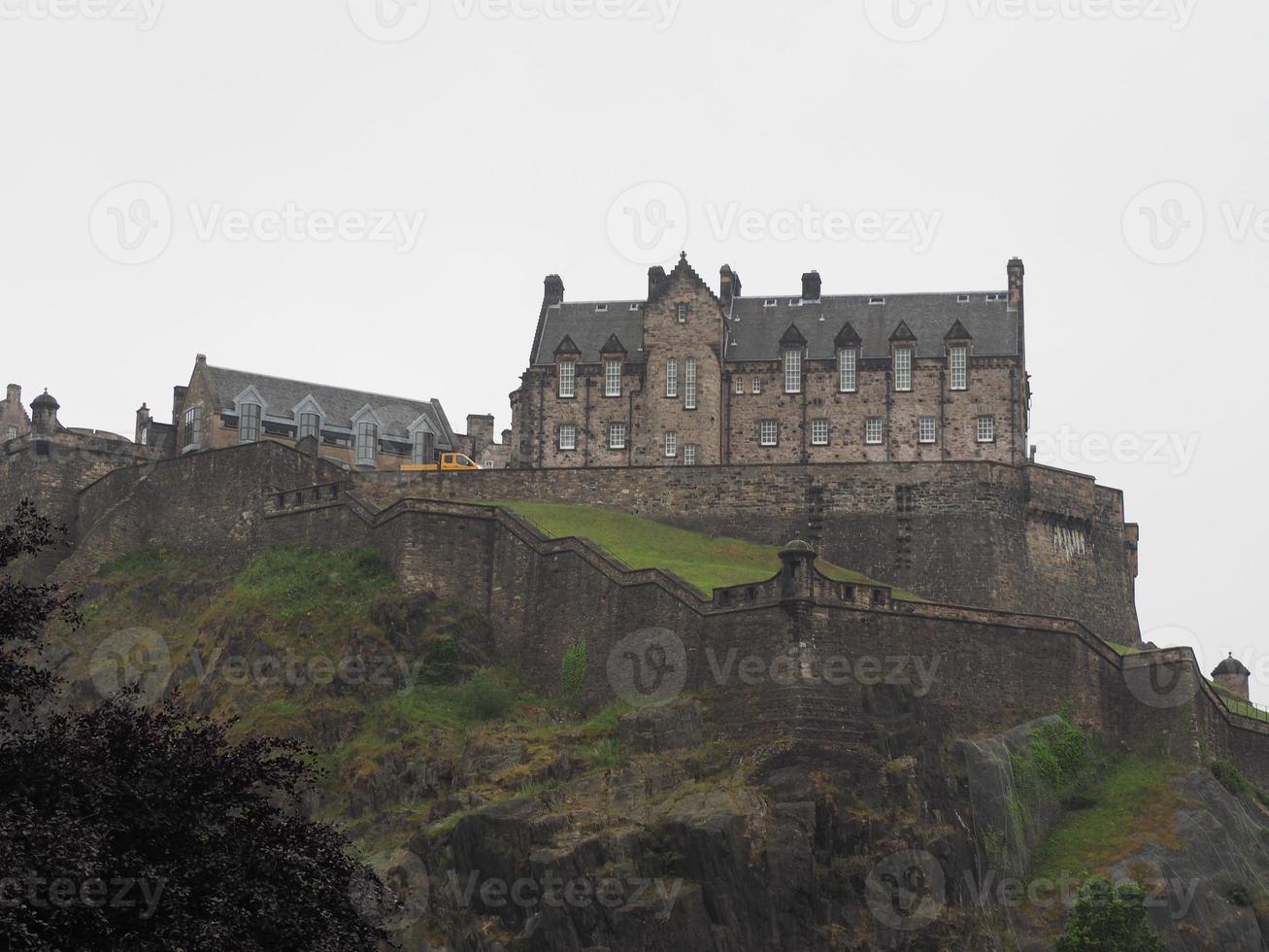 edinburgh slott i Skottland foto