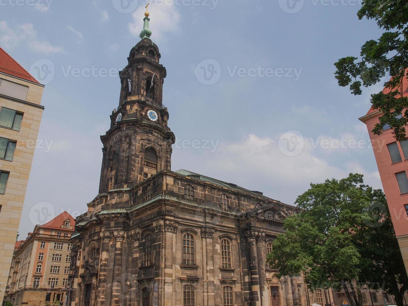 kreuzkirche i dresden foto