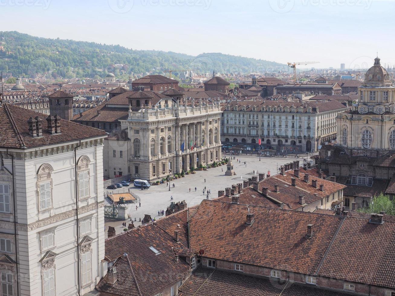 piazza castello turin foto