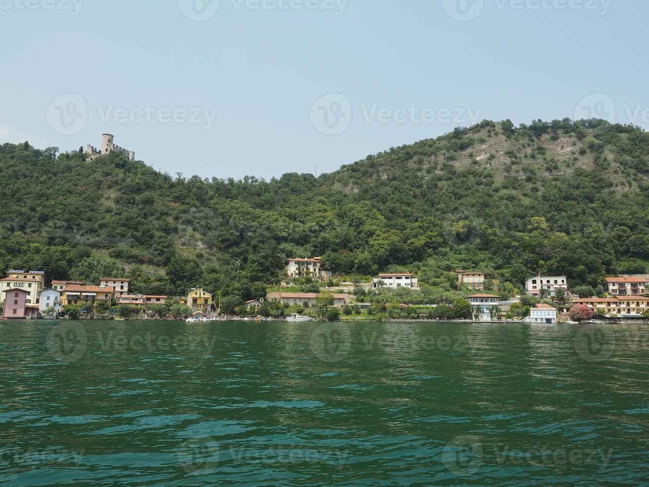 utsikt över sjön iseo foto