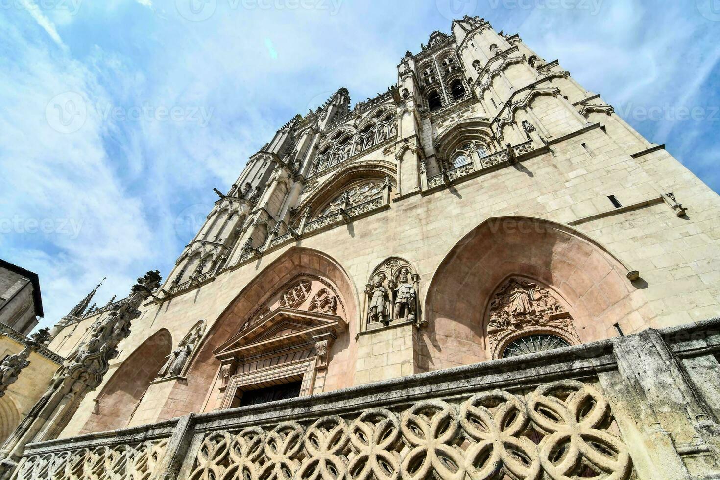 detalj se av burgos spanska stad foto