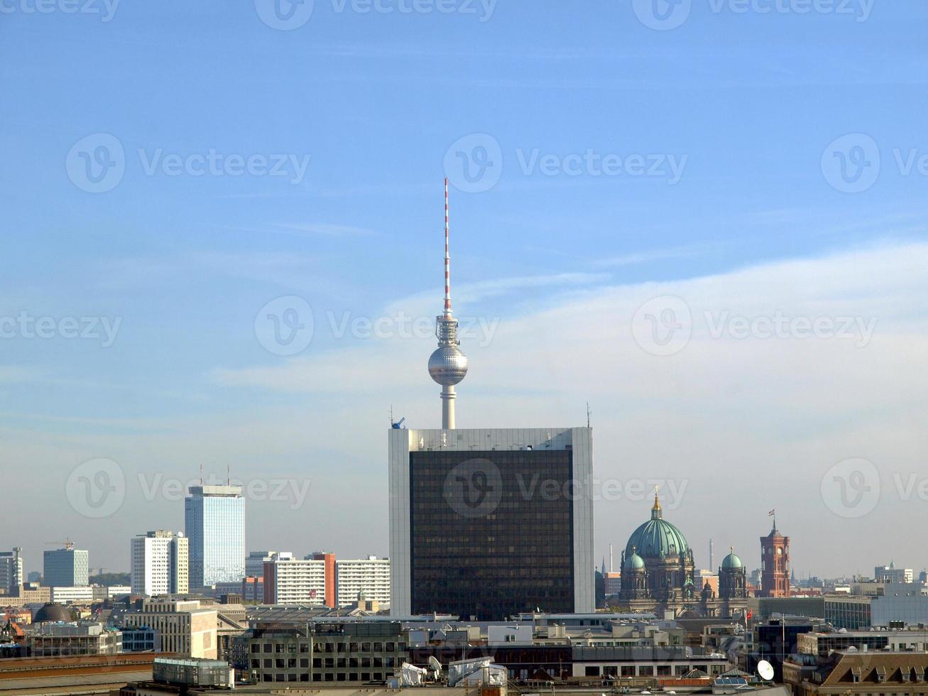 flygfoto över berlin foto