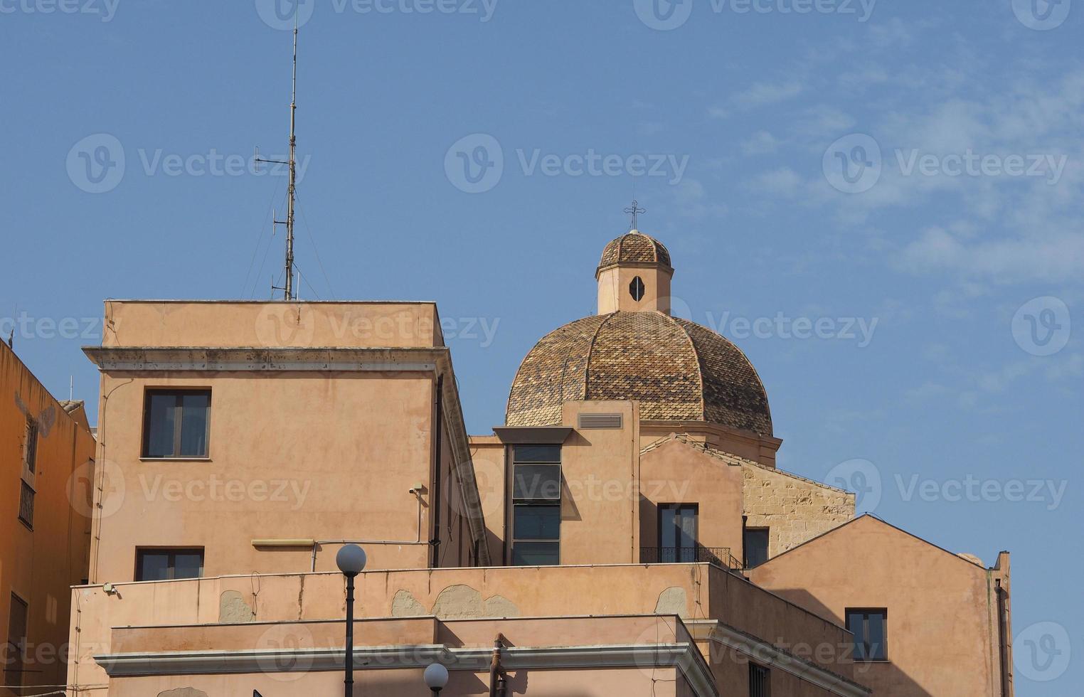 casteddu betyder slottskvarter i Cagliari foto