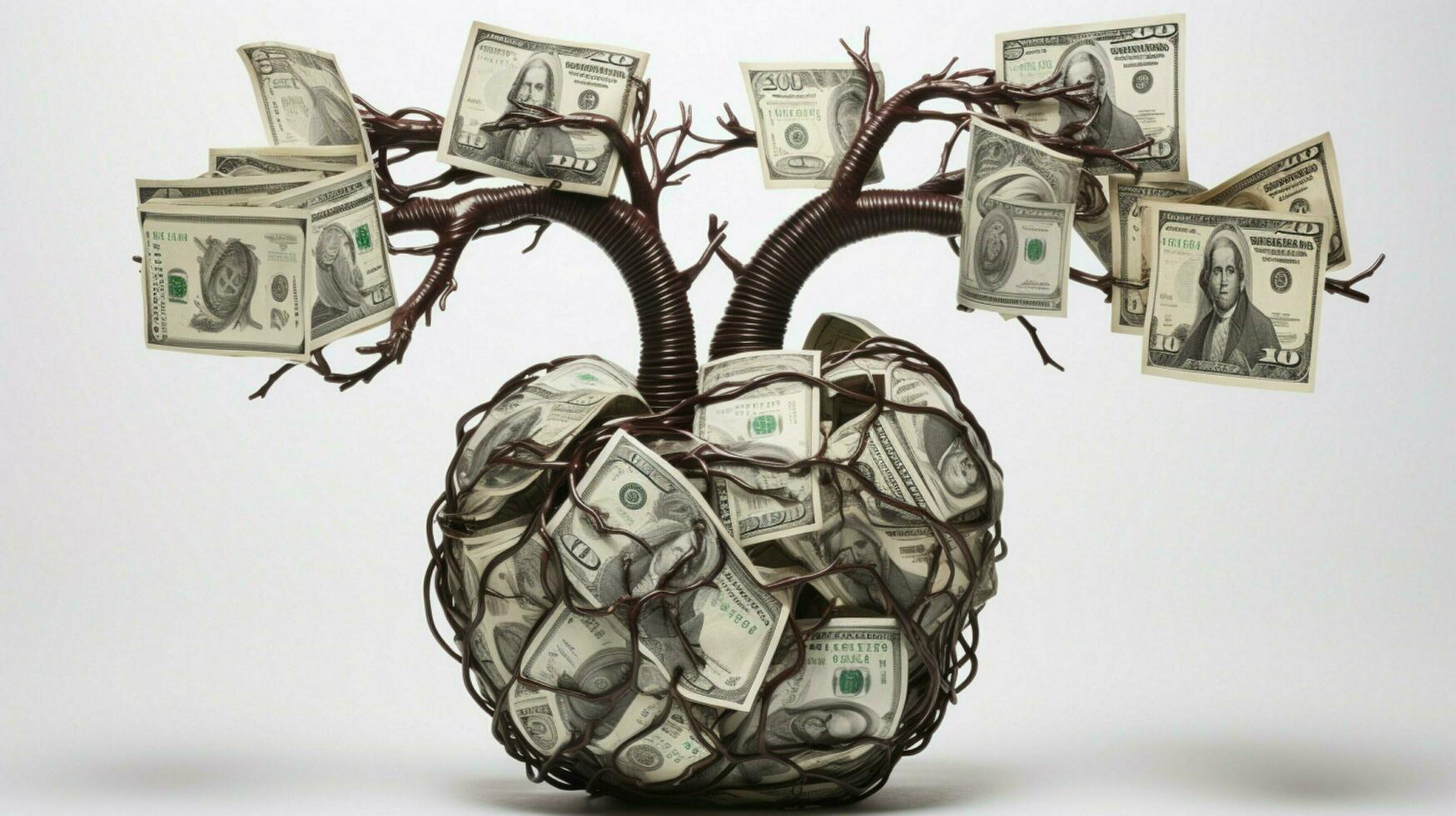 finansiera och sjukvård sammanflätade pengar och vård foto