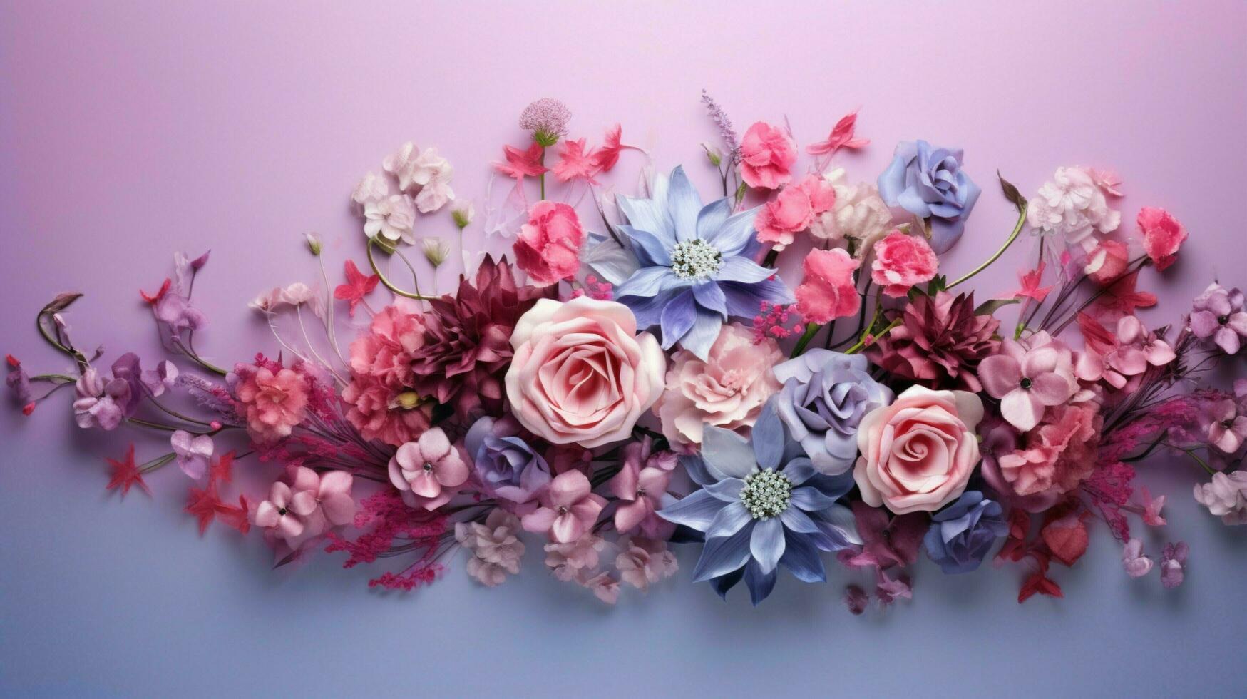natur blomma blomma bukett bakgrund roman växt dekor foto