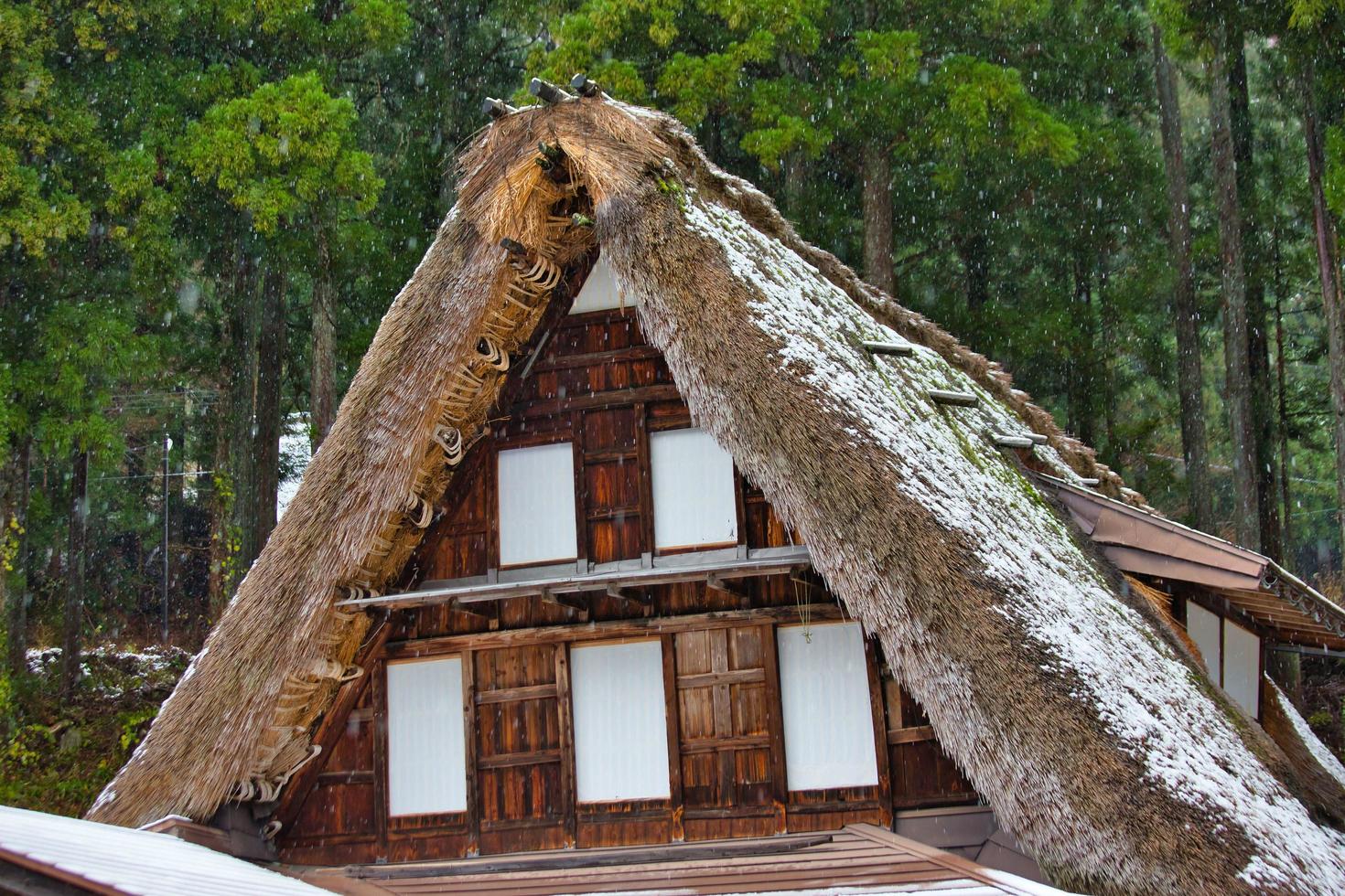 Gokayama -området i staden Nanto i Toyama Prefecture, Japan foto