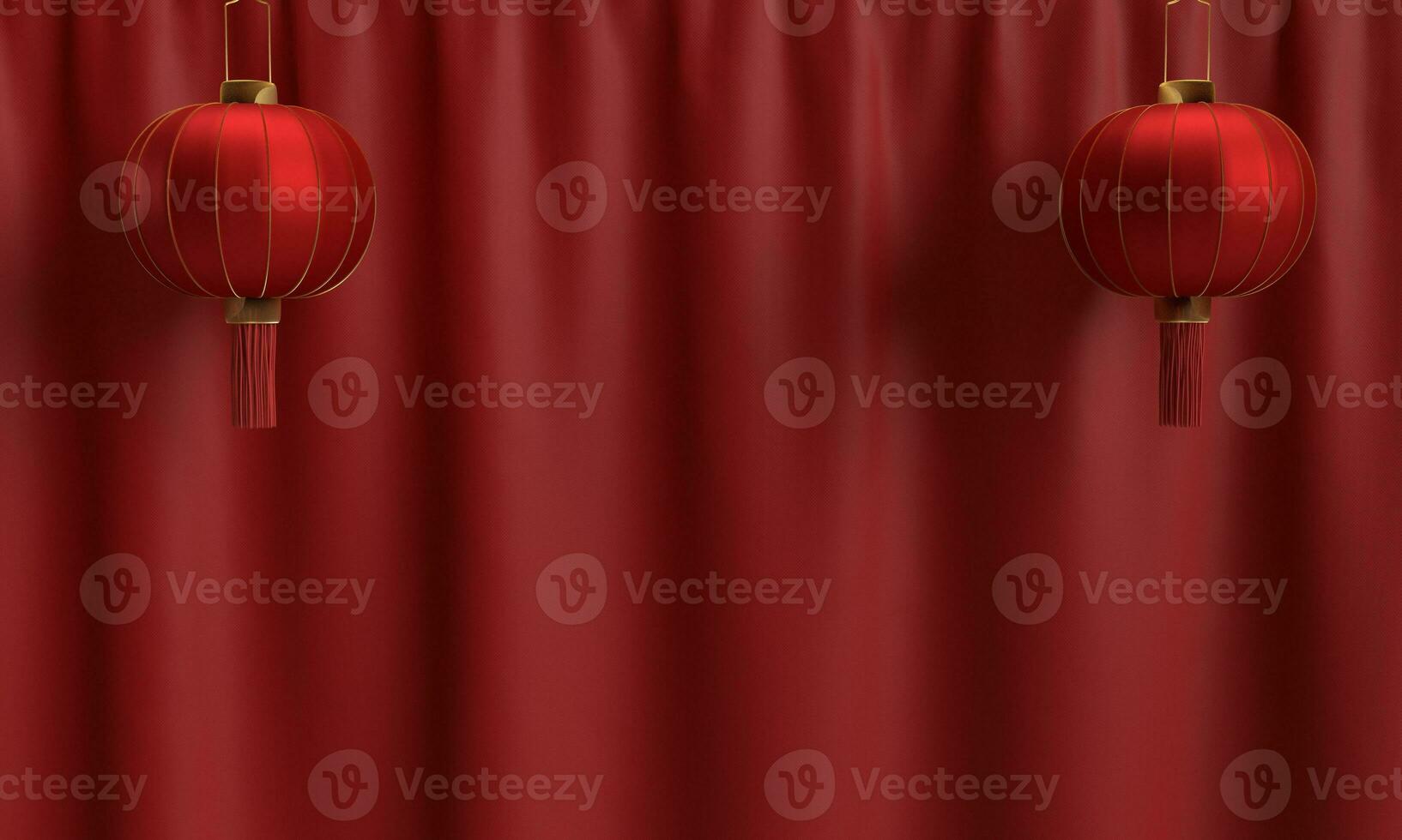 lanten lunar lampa glödlampa röd rosa orange Färg lutning bakgrund tapet tömma tom dekoration prydnad symbol kinesisk ny år 2024 Kina Asien kultur drake zodiaken religion festival begrepp foto