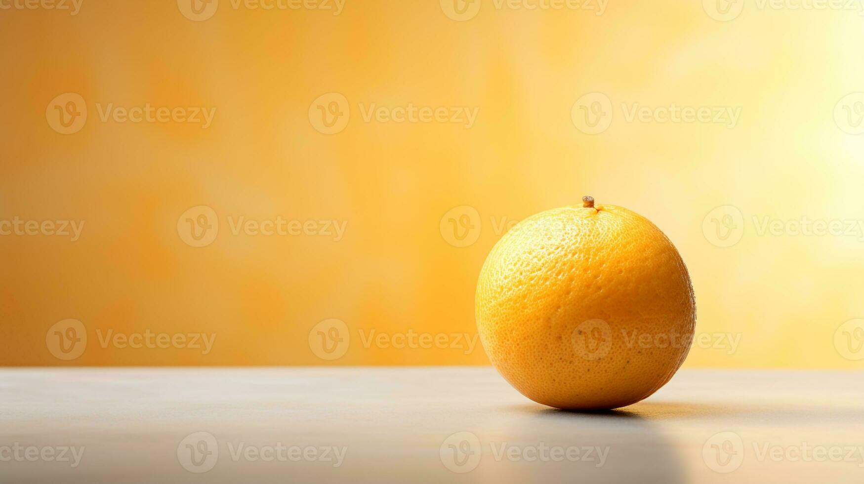 Foto av carica frukt på en minimalistisk tabell. generativ ai