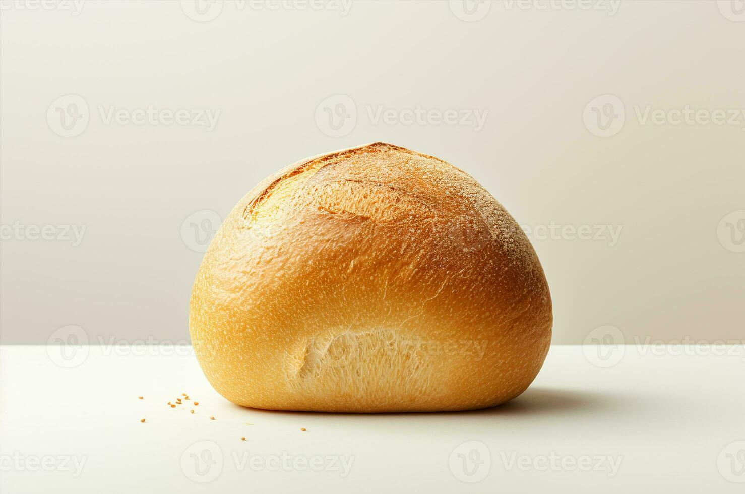 minimalistisk hemlagad bröd. bageri. generativ ai foto
