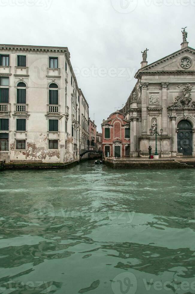 idyllisk landskap i Venedig, Italien foto