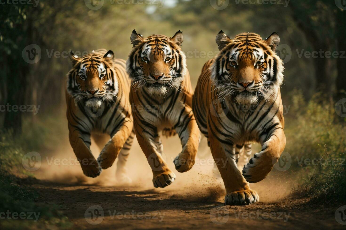 bengal tiger tapet ai genererad foto