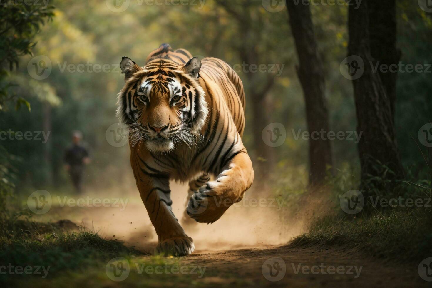 bengal tiger tapet ai genererad foto