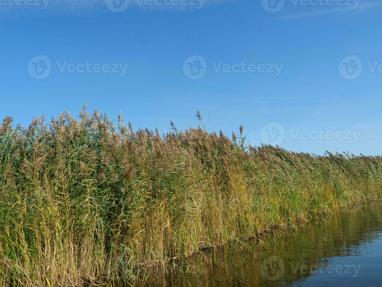 de små by av giethoorn i de nederländerna foto