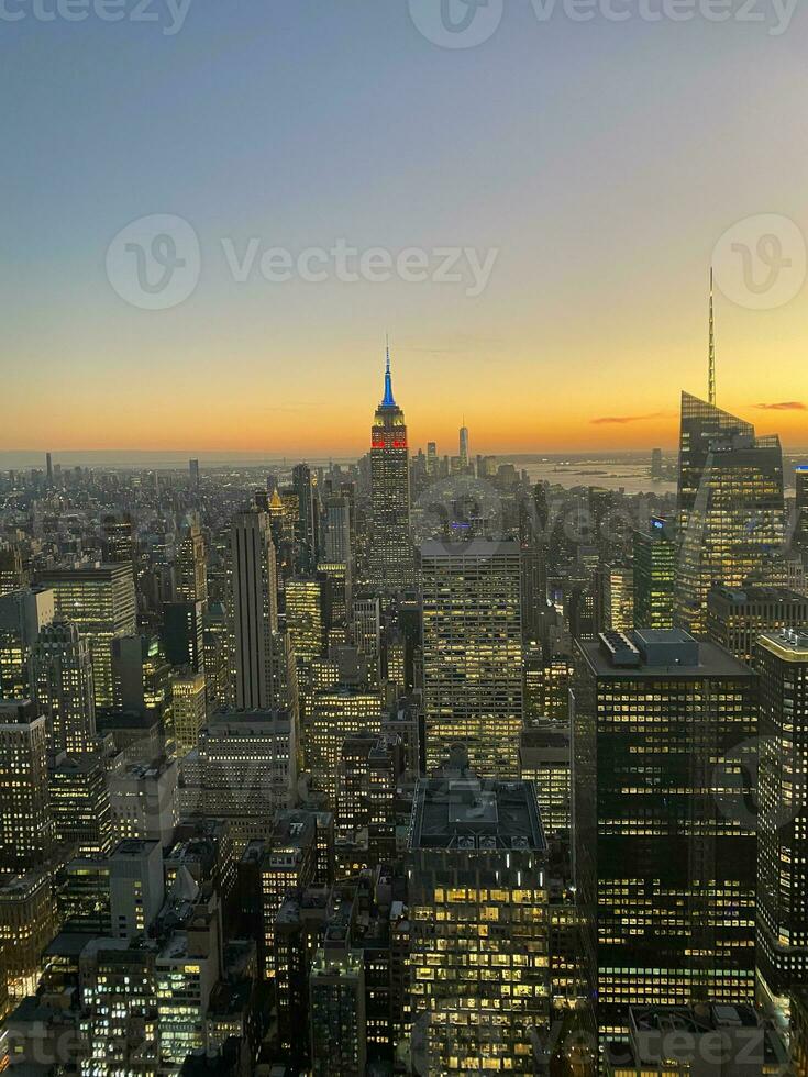 de stad av ny york foto