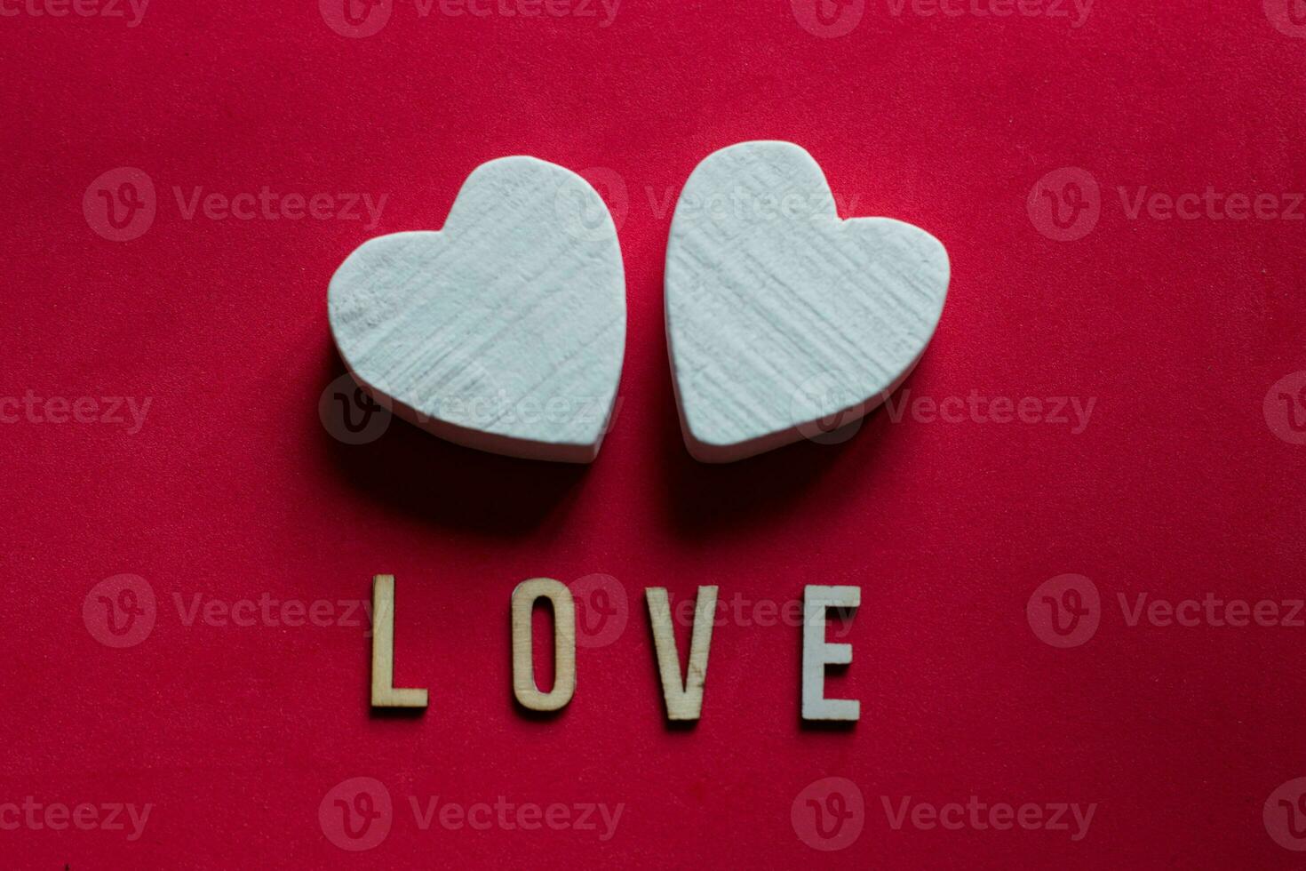 Lycklig valentines dag romantisk hälsning kort. text kärlek. plats för text, kopia Plats. foto