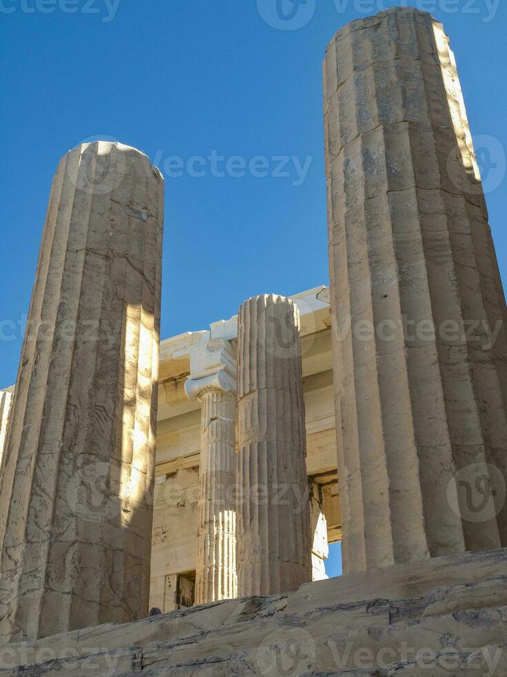 aten stad i grekland foto