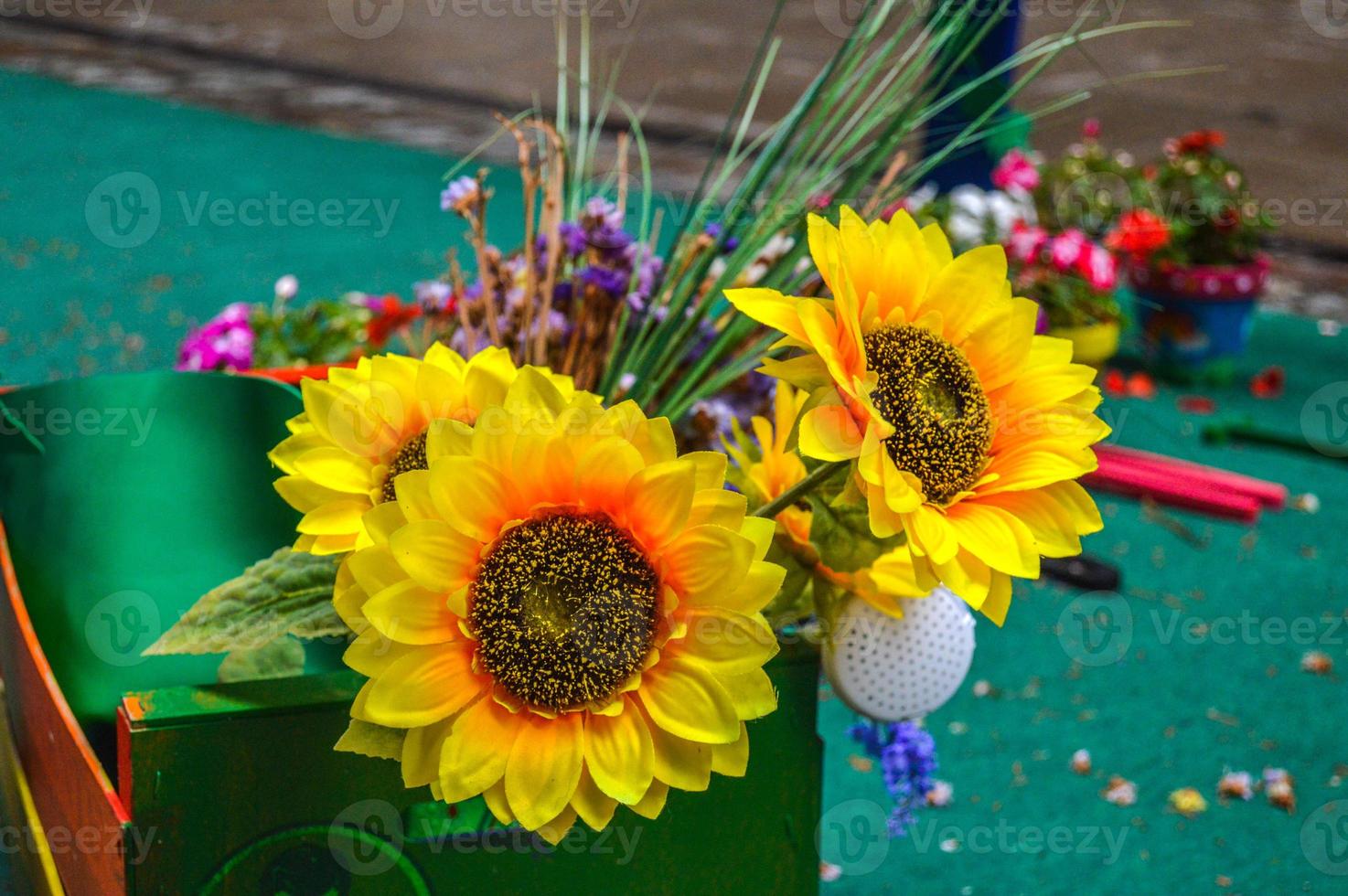 blomsterfestival i girona temps de flors, spanien. 2018 foto