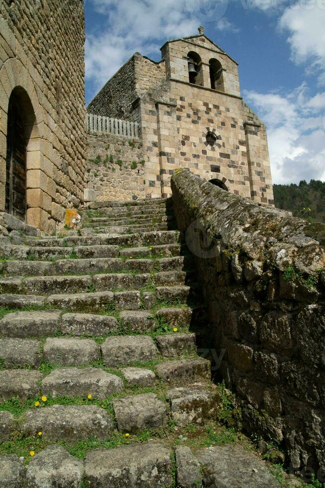 chalancon i ,haute Loire, Frankrike foto