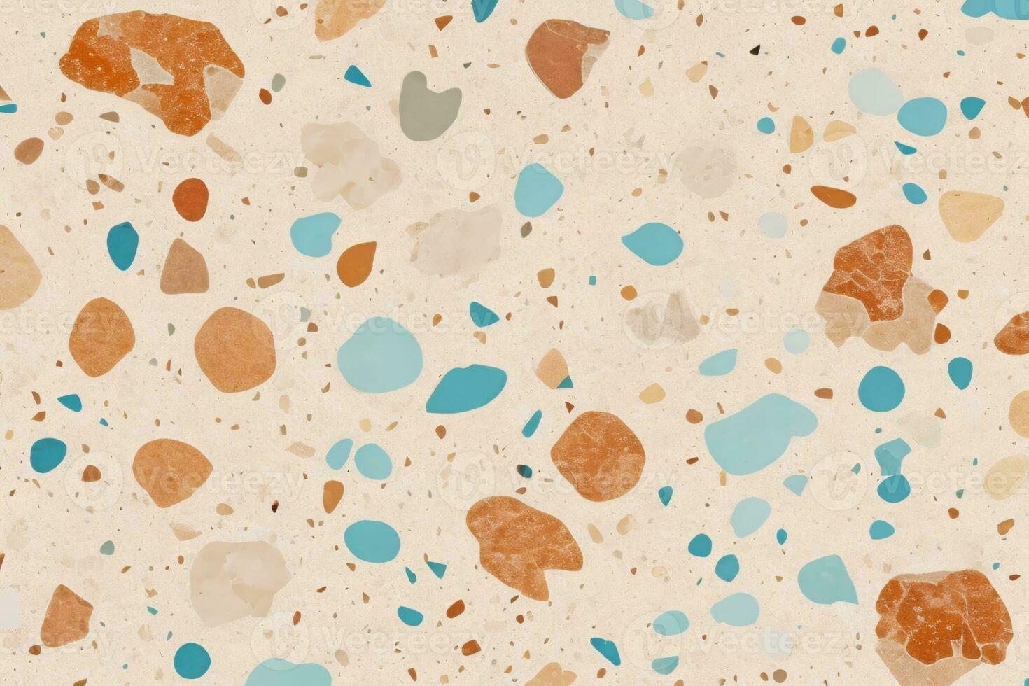 terrazzo textur bakgrund, terrazzo mosaik- kakel, terrazzo marmor bakgrund, terrazzo plattor textur, ai generativ foto