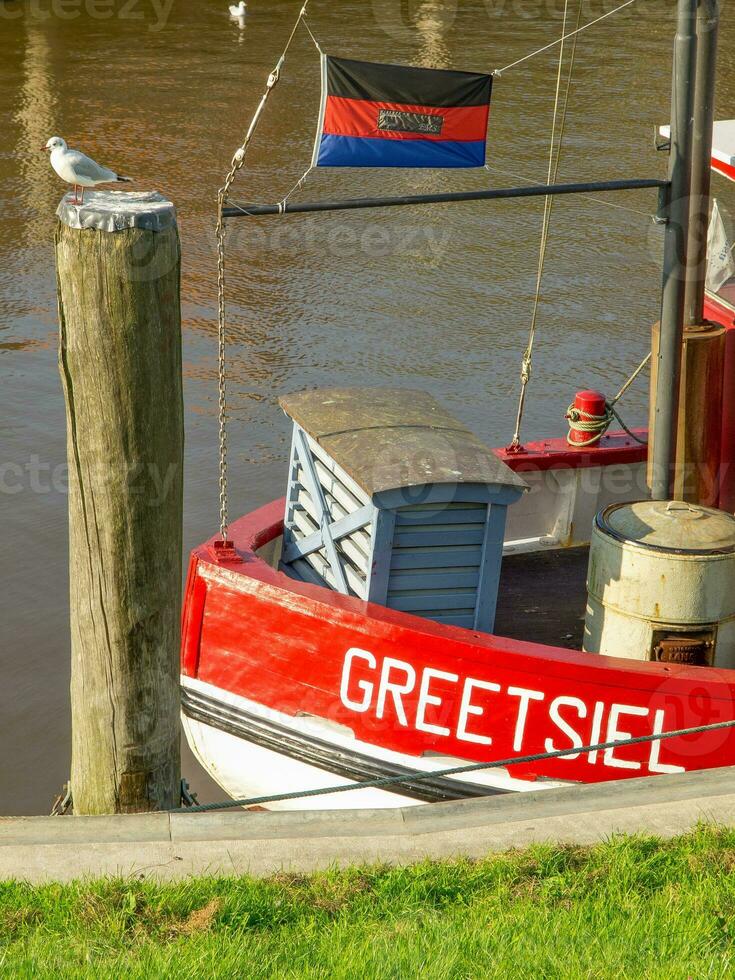 greetsiel vid Nordsjön foto