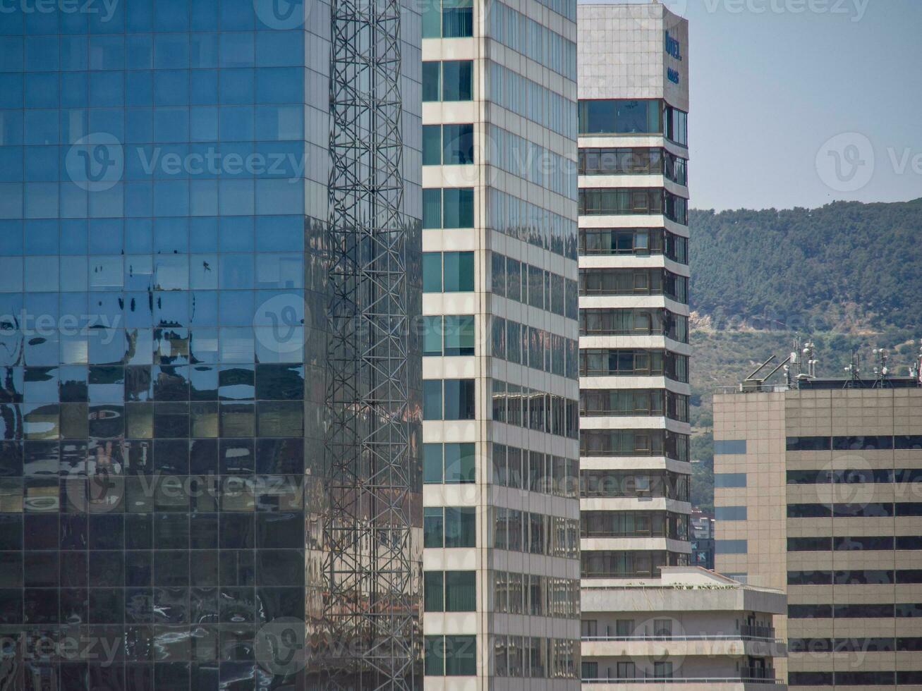 staden barcelona i spanien foto