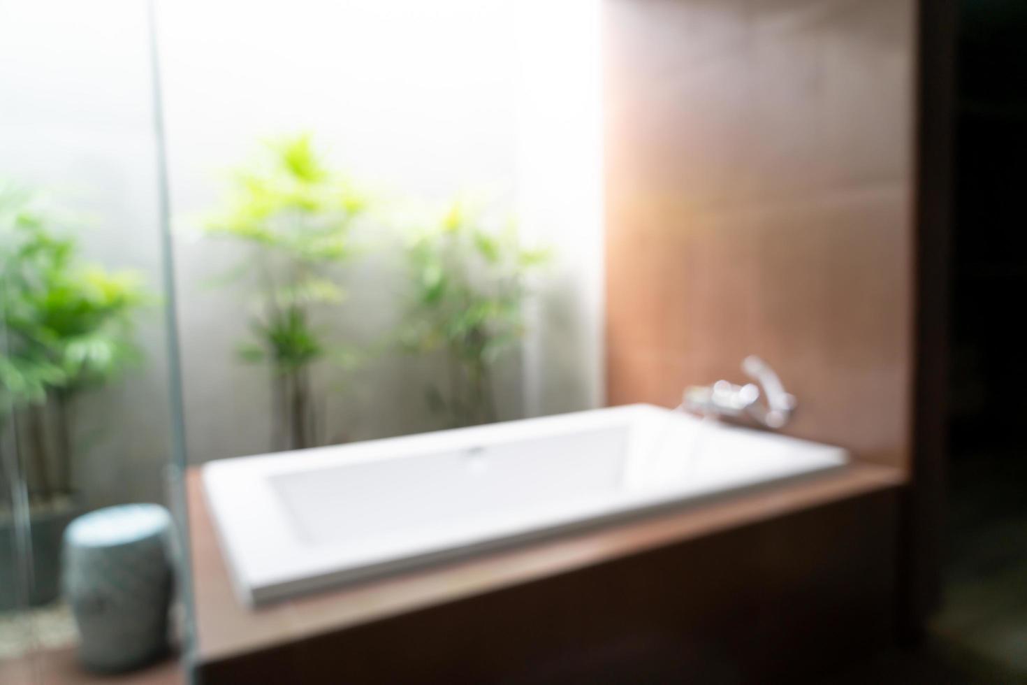 abstrakt oskärpa vackra lyxhotell badrum inredning foto
