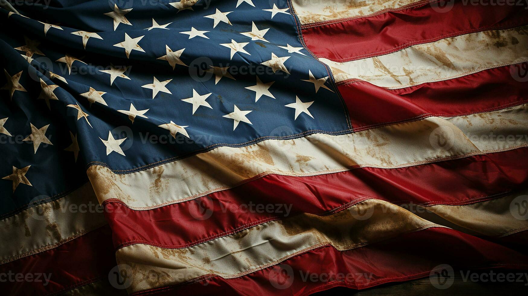 original- amerikan flagga bakgrund bild, hög upplösning ai genererad foto