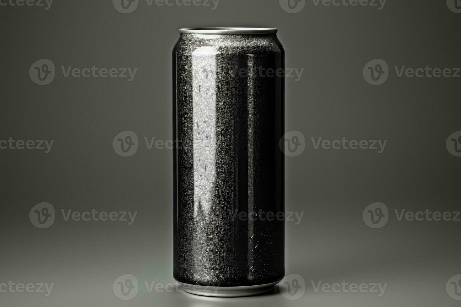 dryck kan är en metall behållare designad till håll en flytande ai genererad foto